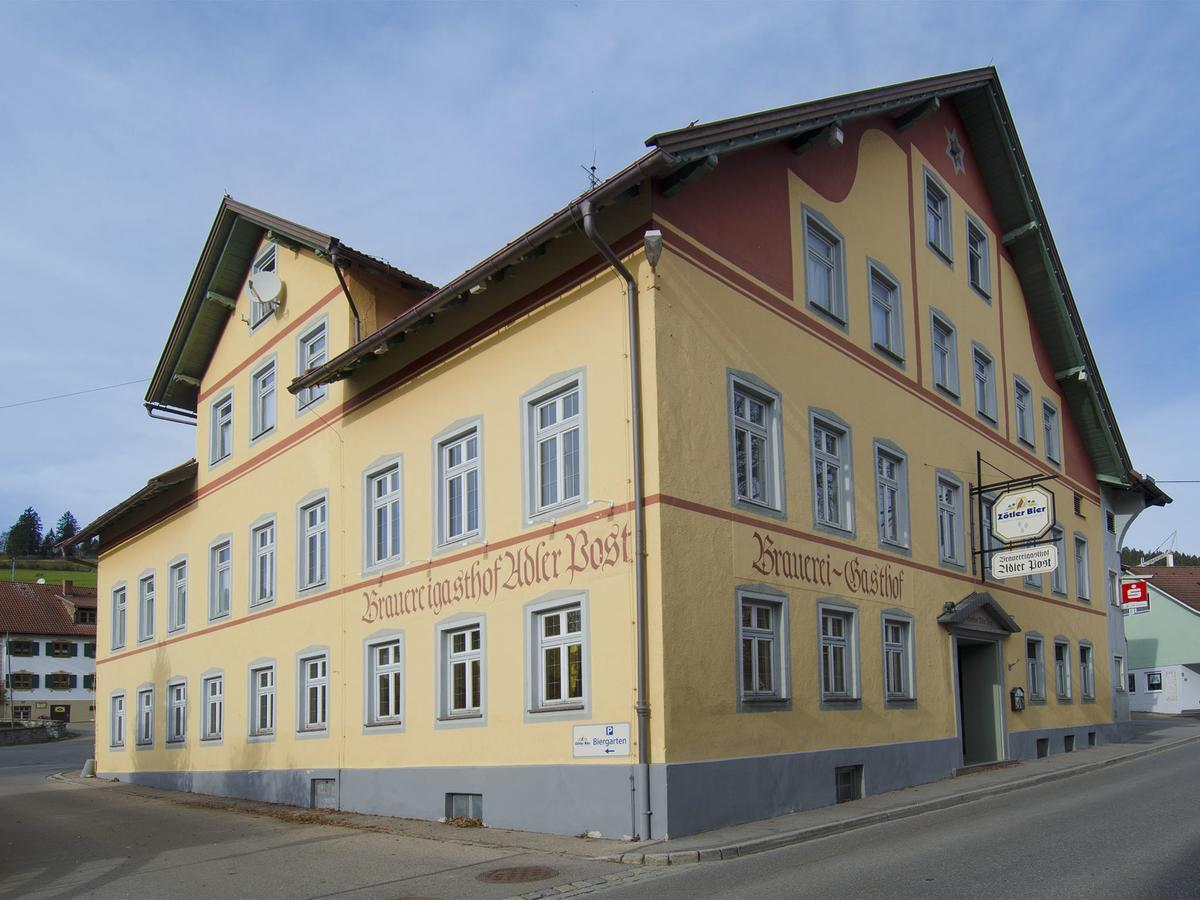 Brauereigasthof Adler Post Rettenberg Exteriér fotografie